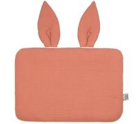 SEVIRA KIDS - Oreiller plat lapin en gaze de coton, Jeanne Made in France