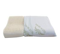 Oreiller Latex Ergonomique et Orthopédique 70x40 h12cm -Déhoussable par Zip