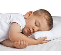 Oreiller Latex Naturel BÉBÉ 30x40 cm Multi-perforé & alvéolé Antiallergique & Hypoallergénique - Housse Amovible en 100% Coton