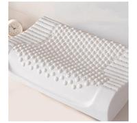 Oreiller Latex Oreiller en Latex Oreiller en Pain en Latex Classique Naturel Oreiller De Massage Sain for Le Cou Coussin Memoire Forme,B,30X50cm(11.8X20in)