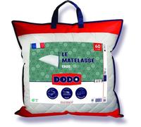 DODO Oreiller Le Matelassé – 60x60 cm – Soutien ferme – Taie déhoussable