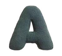 Oreiller Lettre - Coussin Alphabet En Coton Doux | Décor De Pépinière Décoratif Initial Personnalisé 300g | Le Traversin D'apprentissage Personnalisé En Peluche Aide Les Jeunes À Développer Le
