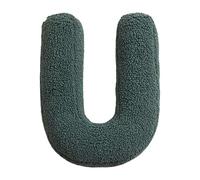 Oreiller Lettre - Coussin Alphabet En Coton Doux | Décor De Pépinière Décoratif Initial Personnalisé 300g | Le Traversin D'apprentissage Personnalisé En Peluche Aide Les Jeunes À Développer Le