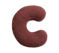 Oreiller Lettre - Coussin Alphabet En Coton Doux | Décor De Pépinière Décoratif Initial Personnalisé 300g | Le Traversin D'apprentissage Personnalisé En Peluche Aide Les Jeunes À Développer Le