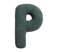 Oreiller Lettre - Coussin Alphabet En Coton Doux | Décor De Pépinière Décoratif Initial Personnalisé 300g | Le Traversin D'apprentissage Personnalisé En Peluche Aide Les Jeunes À Développer Le