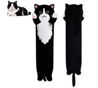 Oreiller long en peluche pour chat, 102,9 cm, mignon chat en peluche, doux et énorme, jouet pour enfants, filles, garçons, anniversaire, Halloween, Noël