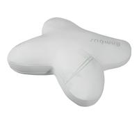Oreiller Mariposa 46x53 cm Coutil déhoussable 100% coton Épaisseur 10 cm Accueil moelleux Blanc