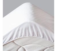 Oreiller Mémoire De Forme 60 Kg/M3 60x60 + Protège Matelas 70x190 Imperméable - Anallergique - Pour Matelas De 13 À 35 Cm De Hauteur - Absorbant Et Respirant - Barrière Anti-Acariens Blanc