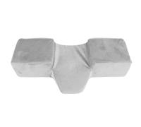 Oreiller Mémoire Mousse Ergonomique pour Extension de Cils, Coussin Confortable avec Poche Latérale Gris - Soutien Stable, Tissu Ultra - Doux, Parfait pour Salon de Beauté (Grise)