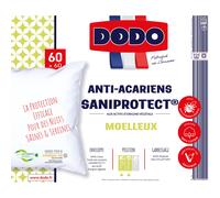 Oreiller Moelleux Anti-acariens 60x60 cm Saniprotect DODO