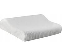 Oreiller orthopédique 60 x 35 cm, hauteur de l'oreiller env. 15 cm, degré de fermeté H3, couleur : blanc, mousse hautement flexible, housse incluse