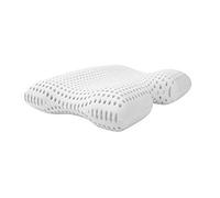 Oreiller orthopédique en mousse de gel d'eucalyptus - 55 x 40 x 11 cm - Mousse à mémoire de forme - Oreiller de soutien pour la nuque - Coussin doux et doux