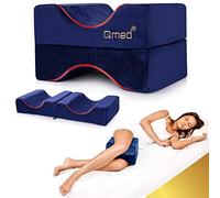 Oreiller orthopédique pour Genou, Coussin Ergonomique Relève Jambes, Eponge à Mémoire en Caoutchouc, Soulagement Du Nerf Sciatique, Du Dos, Et Douleurs Articulaires