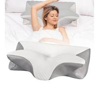 Oreiller Orthosleep, Risensleep Oreiller, Oreillers Ergonomique Cervical Risensleep, Ortho Sleep Mémoire De Forme Haute Densité, Soutien Cervical 6 Zones, Soulage Douleurs Cou & épaules (Gris)