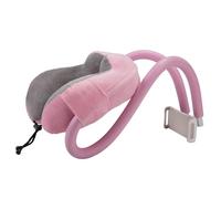 Oreiller Paresseux pour Le Cou et Le téléphone - Support 2 en 1 avec Rotation à 360°, réduit Le Stress Cervical | Smartphones et tablettes compatibles, lit, Bureau, Voyage, Sac OPP