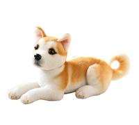 Oreiller Peluche Animal - Shiba Inu 32cm - Chien Poupée Confort Jouets Coussins Peluche - Réalistes Animaux Coussins en Peluche - Animal Jouets pour Collectionner, Cadeau d'anniversaire