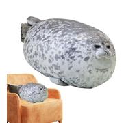 Oreiller phoque - Coton PP, Oreiller Phoque Blob 11,5 Pouces Peluche Ultra Doux | Coussin Confortable avec Motif Animaux Réaliste, Jouet en Peluche Pour Siestes Au Bureau, Décoration De Canapé, Lit