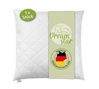 Oreiller piqué premium | ferme | 80 x 80 cm | Oreiller en microfibre pour personnes allergiques | DREAMSTAR