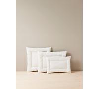 VERTBAUDET Oreiller Plat Coton Bio* Bio Collection Blanc 60X60