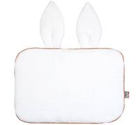 Oreiller Plat Lapin En Gaze De Coton Jeanne Blanc 25X35