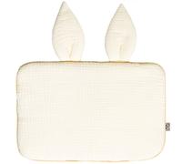 Oreiller Plat Lapin En Gaze De Coton Jeanne Écru 25X35