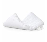 Oreiller plat ultra fin pour dormeurs sur le ventre 48,3 x 73,7 cm | Oreiller plat à profil bas, housse en coton, fibre creuse, coussin de couchage, coussin de couchage, lavable, respirant