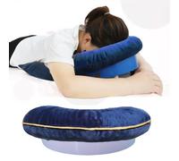Oreiller post-chirurgie visage vers le bas - Support ergonomique de la tête et des épaules pour la récupération du détachement de la rétine, repos de massage confortable