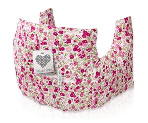 Oreiller post-mastectomie après opération du cancer du sein, césarienne ou réduction mammaire, accessoire post-chirurgical abdominoplastie, oreiller ceinture de sécurité, cadeau pour femme, fleur rose