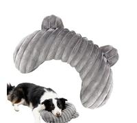Oreiller Pour Chiens - Conception De Coussin De Soutien Apaisant, Tissu Doux Lavable, Aide Au Du Cou De L'animal, Structure De Nid De Repos En Peluche | Chevet Canapé Canapé Caisse De Couchage