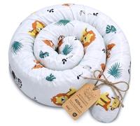 Oreiller pour dormeur latéral Coussin de Corps de Serpent de lit 400 cm Coton - Coussin Long Rouleau de lit Oreiller de Couchage Oreiller Tour de Cou Safari
