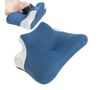 Oreiller pour dormeur sur le ventre - Oreiller ergonomique en mousse à mémoire de forme - Coussin de soutien lombaire respirant pour dormir, lire, se détendre entre amis, famille, garçons, filles