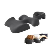 Oreiller pour Dormir sur le Ventre - Oreiller De Massage Pour Lit | Coussin Ergonomique en Mousse Mémoire avec Support Tête Réglable et Coussin Thoracique pour Dormeur Ventral