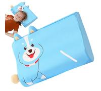 Oreiller Pour Enfant,45 X 27 X 6cm Cale-têtes Pour Sièges Auto Pour Dormir Petit Coussin Pour La Crèche, La Maternelle Pour Les Voyages, Petit Coussin Pour La Peau, Oreiller Ergonomique Dessin Animé