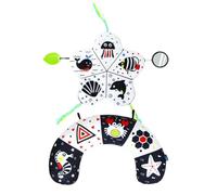 Oreiller pour Le Temps du Ventre de Bébé Jouets Noir et Blanc à Contraste élevé avec Oreiller de Soutien Amovible et Miroir Coussin Interactif Bébé pour Le Temps du Ventre Jouet d'activité 0-6Mois