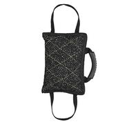 Oreiller pour morsure de chien - Coussin d'entraînement au tir à la corde de 26,7 x 20,87 cm, construction en polyester durable, double poignée, design rembourré en peluche, jeu interactif | Jouet à m