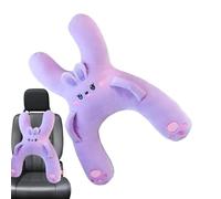 Oreiller pour Siège Auto - Jouet Dodo Coussin Siège Auto Enfant,Mignon Coussin De Voyage Respirant pour Le Confort des Pendant Les Vacances en Vol Ou en Voiture