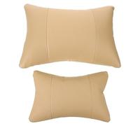 Oreiller pour Voiture Appui-tête Cervical, Soutien Ergonomique, Beige | Fibre Naturelle, Finition Soignée, Remplace un Ancien Coussin, Soulage la Nuque, Usage Intérieur
