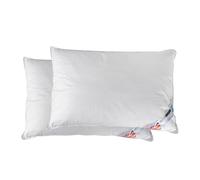 Oreiller rectangulaire - HOMESCAPES - Ultra Doux - 100% Microfibre - Lot de 2 - 50 x 75 cm