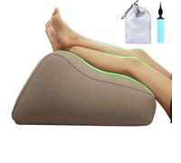 Oreiller rehausseur de jambes, coussin gonflable de soutien pour genoux, support portable doux pour les jambes, alignement du dos, du dos, du dos, du lit, du canapé, de la grossesse, des adultes, des