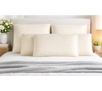 Oreiller Olympe Literie - Lot de 4 oreillers 60x60 cm MDF - Mousse à mémoire de forme - Fermes