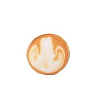 Oreiller Simulé d’Art Latte de Café Imprimé Cappuccino Latte Maison B&B Hôtel Coussin en Peluche