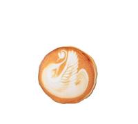 Oreiller Simulé d’Art Latte de Café Imprimé Cappuccino Latte Maison B&B Hôtel Coussin en Peluche