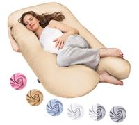 Oreiller - SMOOTHY - U-Form - Beige - 120x70 - Soutien total pour toutes les positions de sommeil