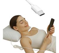 Oreiller Sonore, Audio et Musical, sans Ondes, sans Batterie - Anti Acouphène - Compatible iPhone, Android, USB-C, Nouvelle Génération d'oreiller pour Améliorer Votre Confort