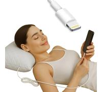 Oreiller sonore, Audio et Musicale NextGen, sans Ondes, sans Batterie - Anti acouphéne - Compatible iPhone, Android, USB-C, Nouvelle Generation d'oreiller pour améliorer Votre Confort (Lightning)