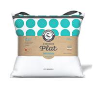 Oreiller Souple 60x60cm Carré synthétique - Maintien Cervical - Petit gabarit - Microfibre - Dormir sur Le Dos ou Le Ventre - Petit meunier - Le Souple synthétique