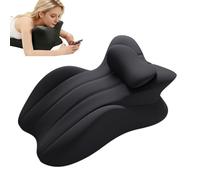 Oreiller Sweet Spot amélioré, oreillers pour Couples à 27 degrés, Oreiller Ergonomique en Mousse à mémoire de Forme pour Adultes, Soutien Profond/Forte résilience pour s'asseoir, Lire et se dét Black