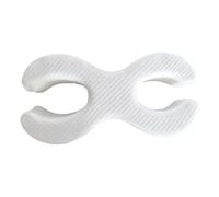 Oreiller Visage, Oreillers Confort Ventre, Oreiller Léger pour Dormir sur Le Ventre Massage Côté, Conception Ergonomique Soutient Cou et Colonne Sommeil Réparateur 55x9cm
