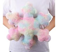 Oreillers De Lancer D'hiver - Plux + PP Cotton 50x50cm 320G / 40X40CM 200G, Oreiller De Lancer De Flocon De Neige Décoratif De Noël, Décoration De Ferme Mignonne Douce | Canapé, Lit, Décoration De Vac