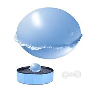 Oreillers Gonflables dhiver, Afenau 120cm Coussin dair de Piscine Hiver avec Trous et Corde, 0,28 mm dépaisseur Coussin Piscine Hivernage, PVC Coussin de Piscine Hiver pour Abri de Pisc, Rond